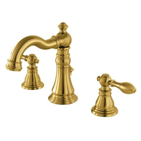 Fauceture FSC1973ACL American Classic Widespread Bathroom Faucet with Brass Pop-Up, Brushed Brass