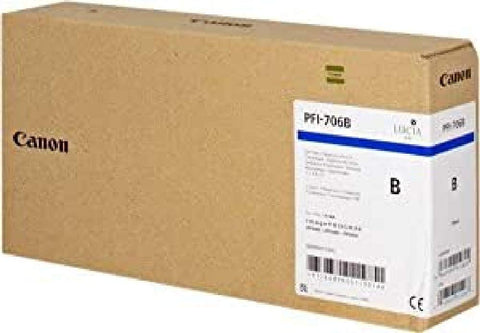 Canon PFI-706B 6689B001AA iPF8300 iPF8400 iPF9400 Ink Cartridge (Blue) in Retail Packaging