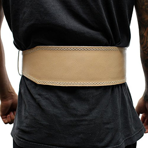 Shelter 252-M 4 in. Last Punch New Split Leather Weight Lifting Body Building Belt Gym Fitness Medium