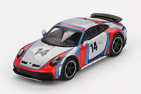 ?????(Sunrich) Mini GT 1/64 Porsche 911 Dakar Rally 1974 Ice Gray Metallic (Left Handle) Finished Product MGT00964-BL