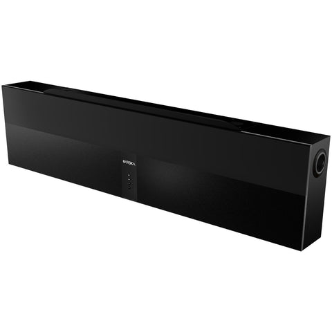Barska Edge Plug-and-Play Sound Deck XT-100, with 3D Audio Technology, Enhanced Design, Bluetooth Connectivity, and High Fidelity Sound, One Cable to The TV and One to The Wall, Black