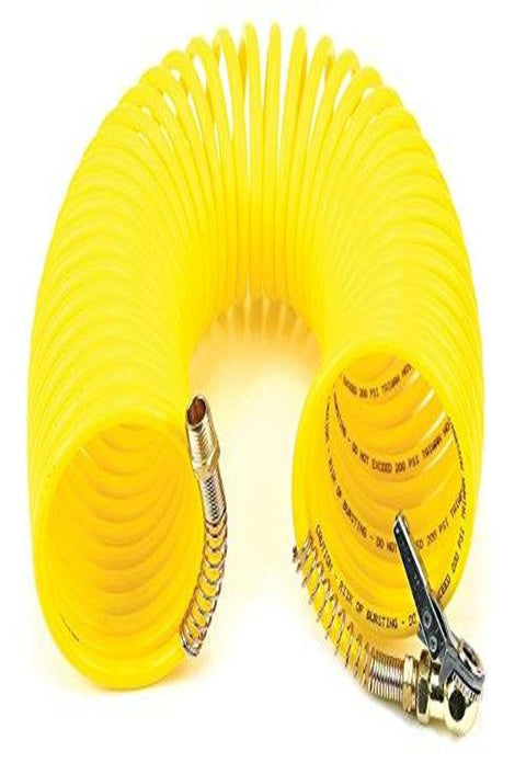 Viair 00037 35' Coil Hose with Clip-on Tire Chuck