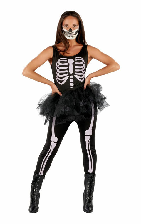 Orion Costumes Skeleton Jumpsuit (black) Adult Costume Large
