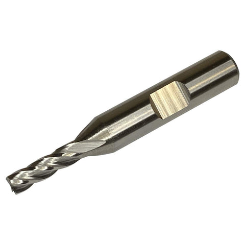 HHIP 5802-0187 3/16" x 3/8" 4 Flute High Speed Steel Single End Center Cut End Mill