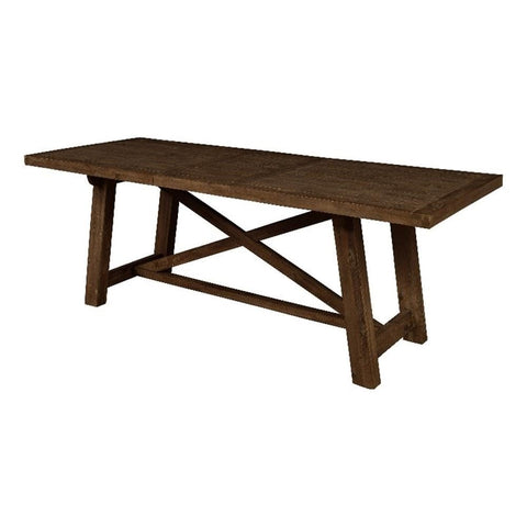 Alpine Furniture Newberry Dining Table, Medium Brown