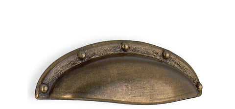 Smedbo Cup Pull, Antique Brass On Zamak