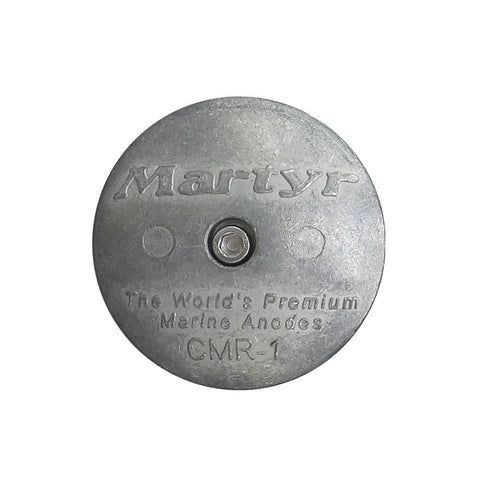 Martyr Anodes, CMR01, Zinc Rudder & Trim Tab Anode (0.35 H x 1.87 OD x 0.20 ID) – Marine Boat Sacrificial Anode for Saltwater Corrosion Protection