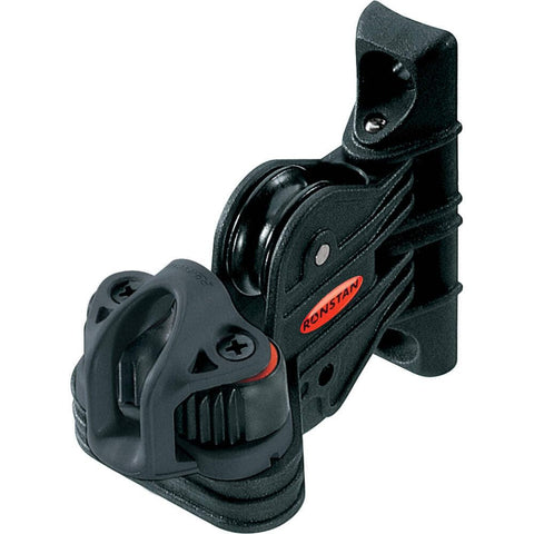 Ronstan Swivel Base Cam Cleat W Sheave Vertical Mount Swivel Cam/Sheave Base