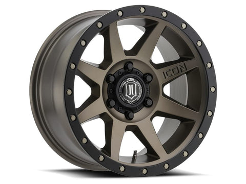 ICON Alloys Rebound, Bronze, 18 x 9/6 x 5.5, 0mm Offset, 5" BS, 1818908350BR