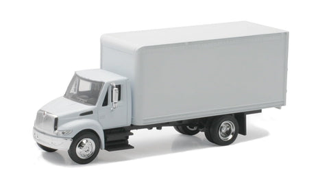 NewRay International 4200 White Box Truck (Diecast Metal Cab, High Impact Plastic Balance, 1/43 Scale, 8.25 x 2.25 x 3.25 inches, Teen+)