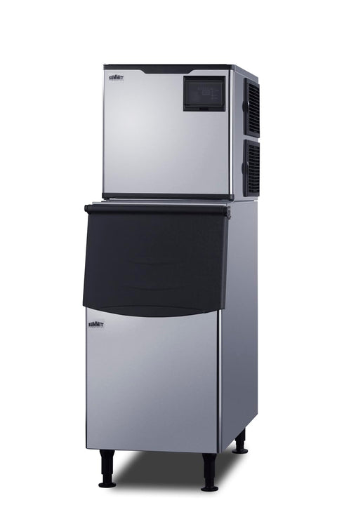350 lb Commercial Ice Machine With Stainless Steel Bin