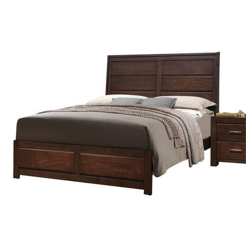 Acme Oberreit Queen Bed in Walnut