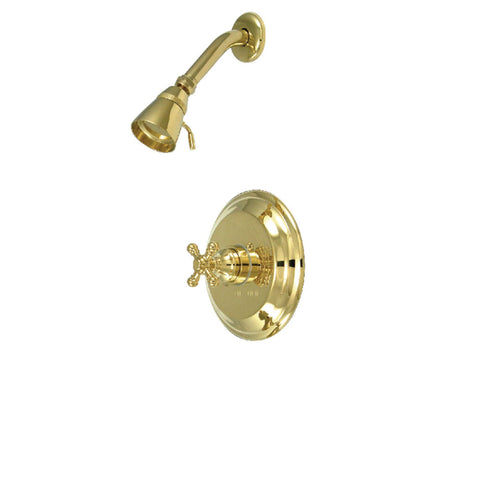 Kingston Brass KB2632BXSO Metropolitan Single-Handle Pressure Balanced Shower Faucet in Polished Brass