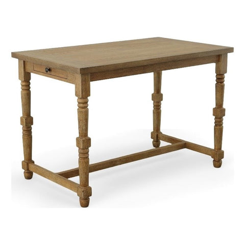 Brittany Deluxe Bar Table w/Lathe Turned Legs & Drawers (Set of 2) - Vintage Honey/Wood