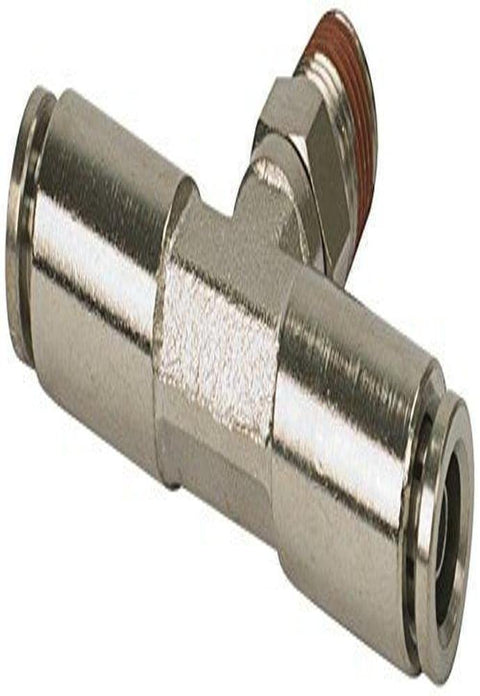 1/4" Npt(M) 3/8" To 3/8" Swivel T-Fitting (2 Pcs) Dot Approved