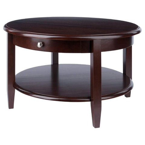 Oakestry Concord Coffee Table Antique Walnut Stylish Design for Living Rooms Offices or Small Spaces Solid Wood Construction with Frame and Legs Adds Warmth and Sophistication to Home Decor