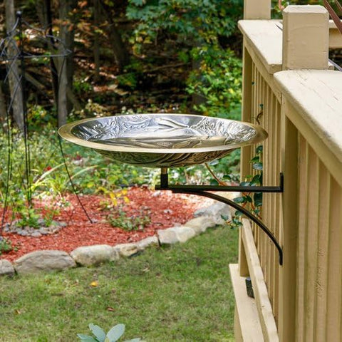 Wall Mounted Three Hares Birdbath by Achla Designs