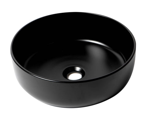 ALFI brand ABC907-BM Bathroom Sink, 15.5 x 15.5 x 5.5, Black Matte