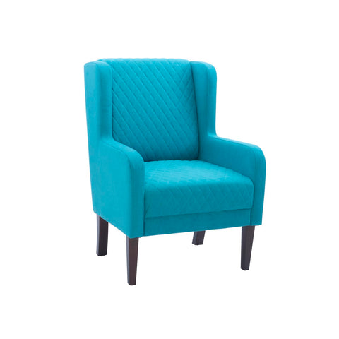 Linon Jerika Wingback Accent Chair Teal