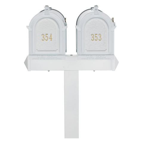 Dual Capitol Mailbox Multi-Unit Package