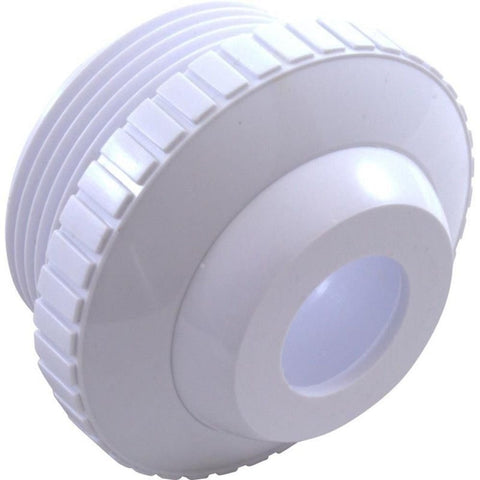 Custom Molded Products Eyeball Fitting, CMP, 1-1/2"mpt, 2-3/8"fd, 3/4" Orifice, Wht