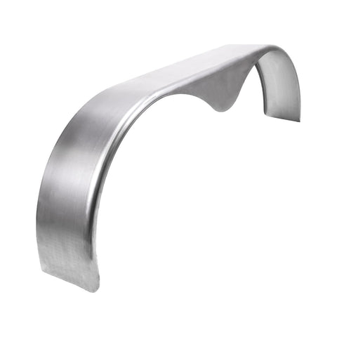 Husky Towing F0010 Tandem Axle Trailer Fender Teardrop 72 Inch x 10.75 Inch x 20.5 Inch Oil-Coated Raw 16-Gauge Cold Rolled Steel, Fits 15–16 Inch Wheels, 1 Inch Front Radius and 90 Angle Back Single
