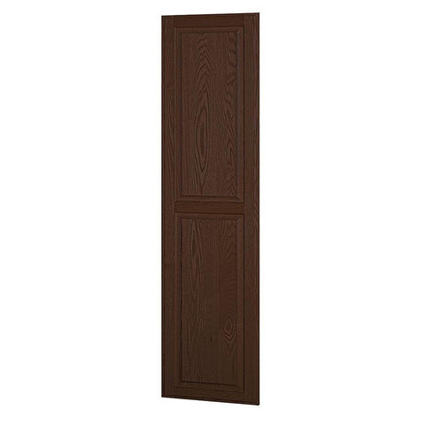 Side Panel - for 21 Inch Deep Solid Oak Executive Wood Locker - Dark Oak