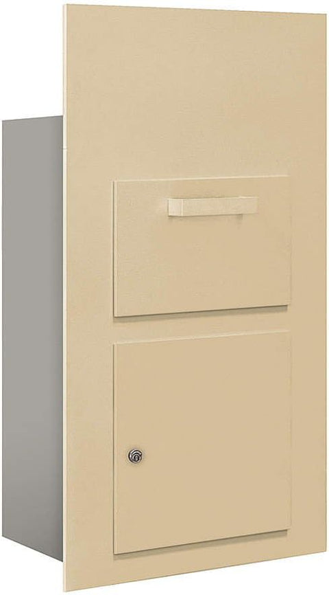 Salsbury Industries 3600C6-ZFU Collection Unit for 6 Door High 4B-Plus Units Front Loading USPS Access Mailbox, Bronze