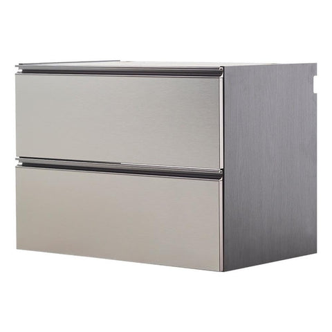 Klair Living Nova Series Wood Base Drawer Wall Mounted Garage Cabinet in Metallic Gray (32 in W x 24 in. H x 20 in D) Nova-DR3220