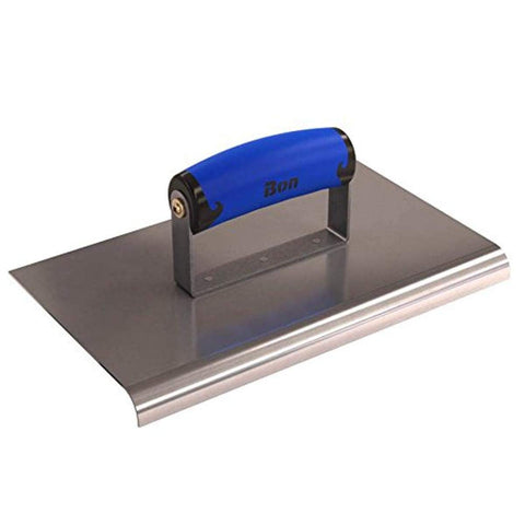 Bon 62-463 10-Inch by 6-Inch Stainless Steel Concrete Sidewalk Edger with 1/2-Inch Radius and 5/8-Inch Deep Comfort Grip Handle