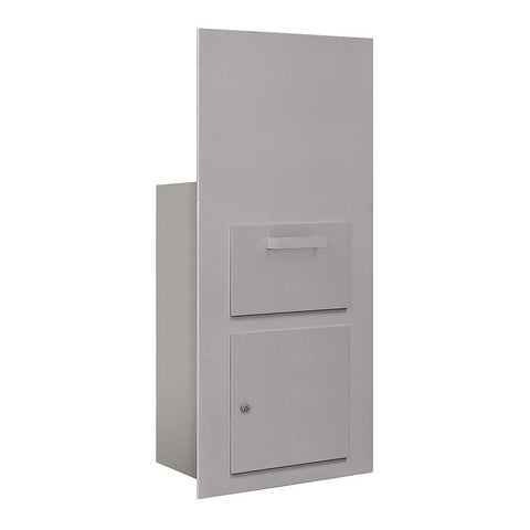 Salsbury Industries 3600C7-ZFU Collection Unit for 7 Door High 4B-Plus Units Front Loading USPS Access Mailbox, Bronze