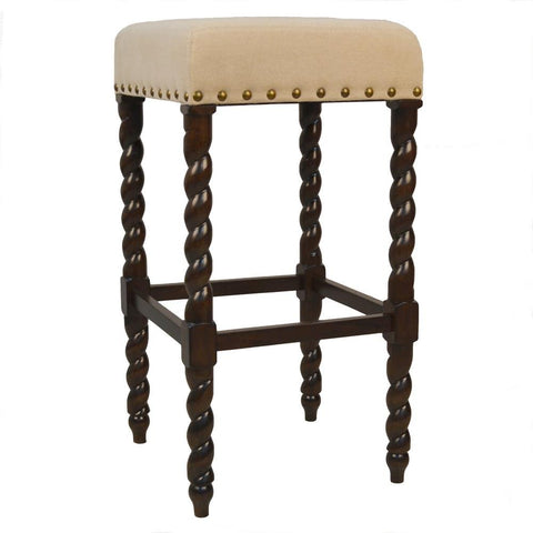 Carolina Cottage Remick Counter Stool in Espresso Finish