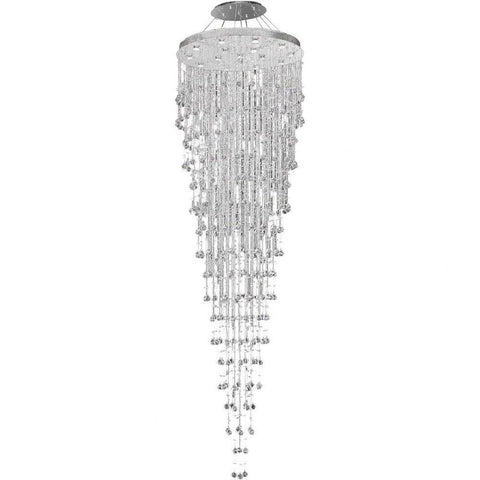 Elegant Lighting Galaxy - Sixteen Light Chandelier-Royal Cut Crystal Type-Chrome Finish