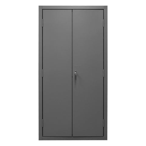 Durham 14 Gauge Welded Steel Heavy Duty Flush Door Style Storage Cabinet with 132 Bins, 3501-BDLP-132-95, 24" Length x 36" Width x 72" Height