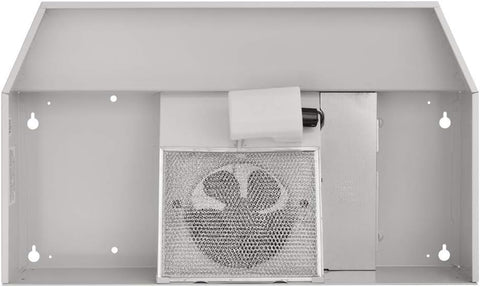 Broan-NuTone F402411 Exhaust Fan for Under Cabinet Two-Speed Four-Way Convertible Range Hood Insert with Light, 24-Inch, White on White