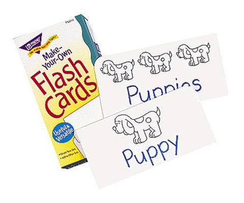 Trend Enterprises T-53010 Flash Cards Make Your Own-100/Box