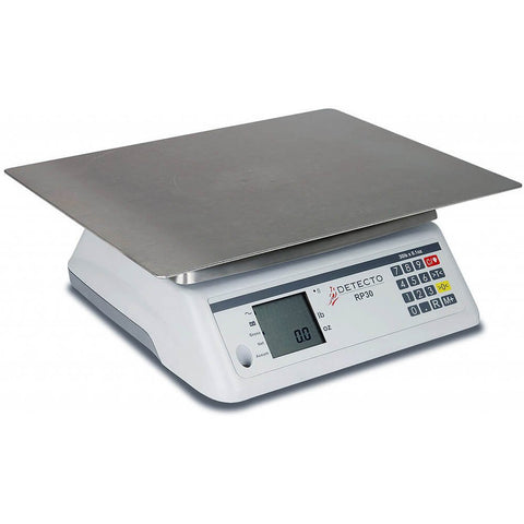 Rotating Platter Scale, 13" x 17" Platter, 30 lb x 0.1 oz / 15 kg x 5 g