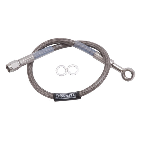 Edelbrock/Russell 657070 Competition Stainless Steel Hose Brake Line Assembly