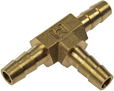 Dorman 55106 1/4 In. Brass Tee Connector Universal Fit