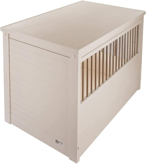 Pet Crate/End Table Medium Indoor Pet Crate Antique White