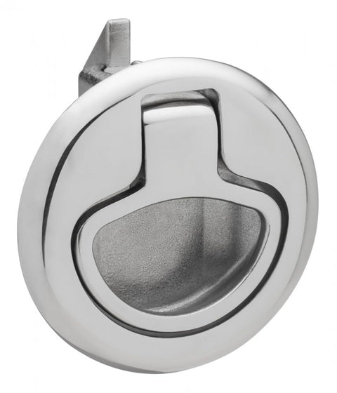 Whitecap 6135C 316 Slam Latch Stainless Steel Non-Locking Ring Pull, Stainless Steel