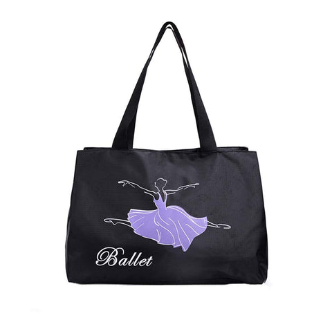 Panda Legends Girls Dance Duffel Bag Gym Equipment Bag for Women Large Latin Ballet Dance Sports Tote Black