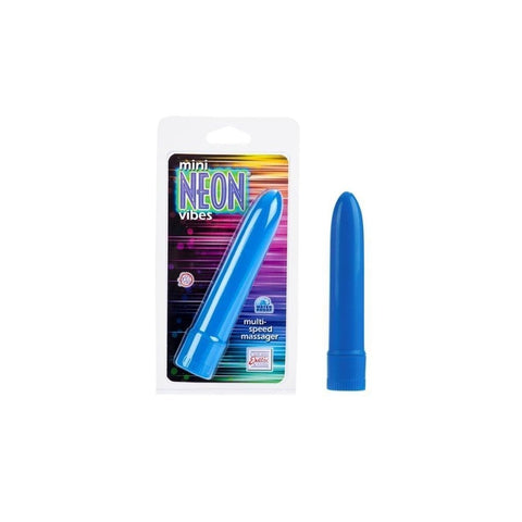 CalExotics Mini Neon Multi-Speed Vibe, Blue