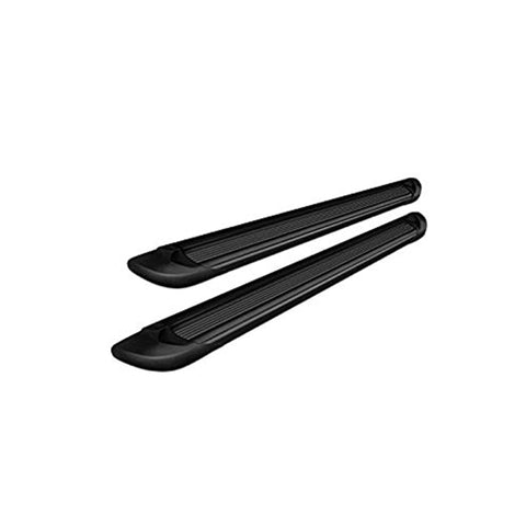 Black Horse Black Aluminum TRANSPORTER Running Boards compatible with 2007-2021 Toyota Tundra
