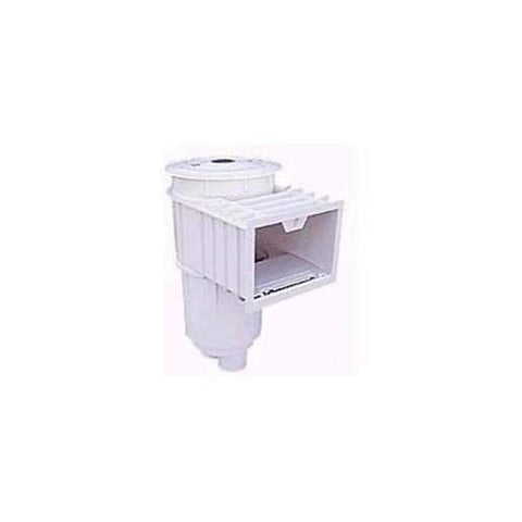 Sta-Rite 08650-5404 U-3 SwimQuip Inground Skimmer for Concrete Pools, 2 Inch Slip with 1 1/2 Inch Slip Reducers, White w/ Tan Lid & Frame, without Float