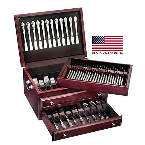 Presidential Super 1-Drawer Flatware Chest with Lift-Out Knife Tray