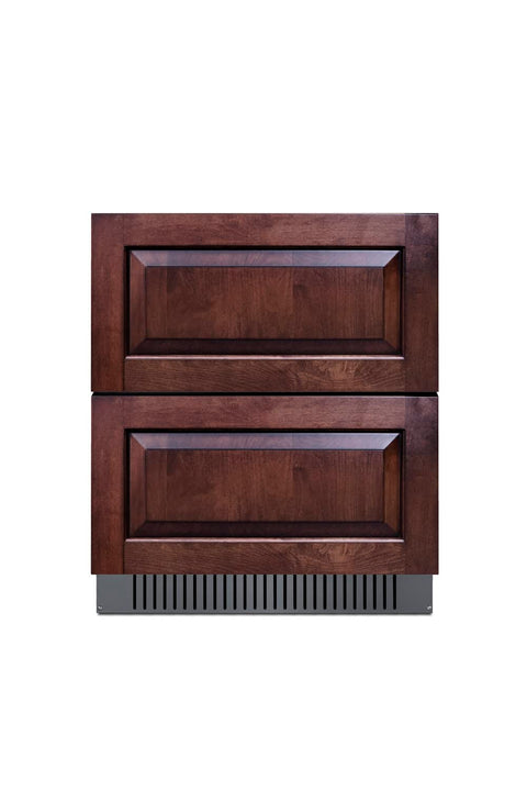 Summit 27” Two Drawer Refrigerator, Outdoor Drawer Refrigerator, ADA Compliant, 4.83 cu.ft. Capacity, Panel Ready*- SPR275OS2DPNRADA (*Panels not included)