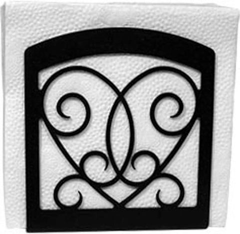 Village Wrought Iron Victorian Heart Napkin Holder