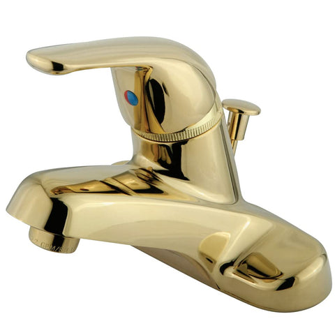 Kingston Brass KB542 Chatham Center Set Bathroom Faucet with Pop-Up, 3-3/4", Polished Brass