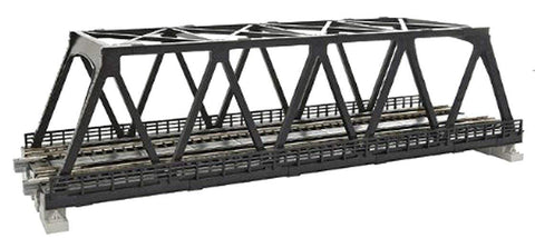 Kato USA Inc. N 248mm 9-3/4 Double Track Truss Bridge Black KAT20438 N Track